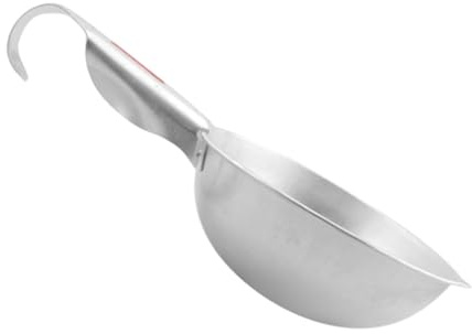 GANAZONO Mestolo da in Alluminio con Manico per Annaffiare e Fertilizzare Piante Utensile Multifunzionale per Risparmio Idrico Efficiente e Pratico