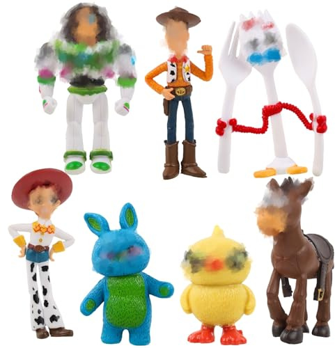 WJZDY Caketopper, Toy Set, Figures Set, Mini Plastic Jungle Safari Animals Cake Toppers, Birthday Party Favors Decorations for Kids Toddlers, Cake Decoration and Goodie Bag Stuffers