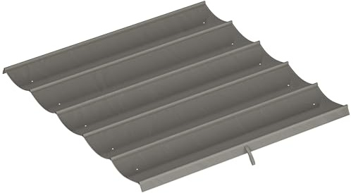 Outsunny Tetto per Gazebo Pergola per 3x3m 10 Fori Drenaggio Grigio Chiaro