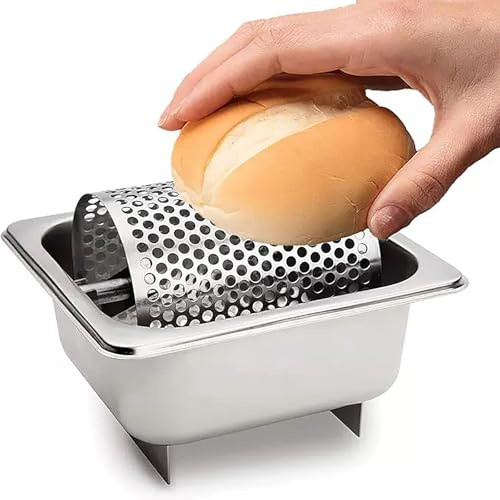 Juego de rodillos de mantequilla de acero inoxidable con cinturón y soporte, herramienta giratoria manual para untar mantequilla para pan de maíz, hamburguesas y alimentos a la parrilla