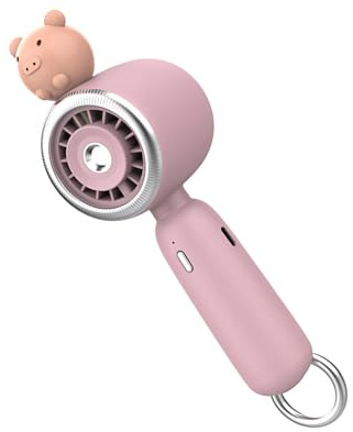 Ventilador nebulizador con rociador de agua recargable de mano pequeño, refrigeración manual, 3 velocidades de viaje