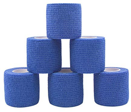 Nature Therapy First Step Cohesive Bandage 5cm x 4.5m (Blue, Box of 6)