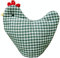 matches21 Egg Cosy Fabric Egg Cosy Chicken Country House Checked Green White & Heart Embroidered for Kitchen & Table 9 x 12 cm