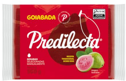 Predilecta- Dulcede Guayaba - Guava Paste - Producto de Industria Brasilera - Ideal para Postres y Reposteria - 500 Gramos