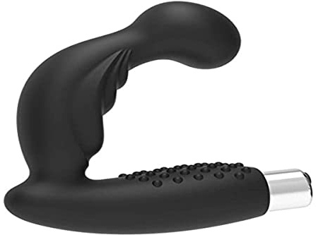 ADDICTED TOYS - Innovador Masajeador Prostático - 10 Modos de Vibración - 11cm - Recargable USB - Negro