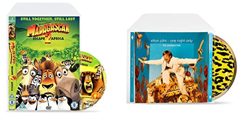 3L DVD Hüllen für DVD-Filme Aufbewahrung - 100 Stück - 10281 & CD Hülle mit Verschlussklappe - Praktisch für die CD Aufbewahrung - 100 Stück - CD-Hüllen Plastik für Sammelmappe & Ordner - 10292