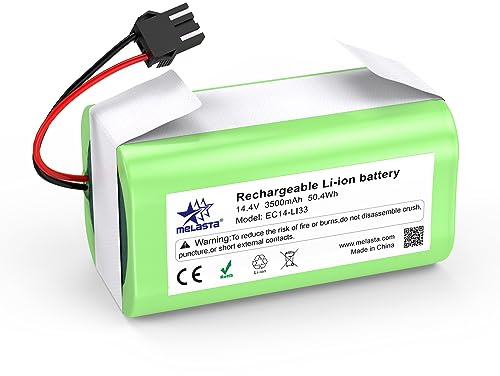 14.4V 3500mAh Li-Ion Batería de Reemplazo para Conga Excellence 990 950 1090 1790 1990, Ecovacs Deebot N79 N79S DN622, Eufy RoboVac 11 11S 12 15C 30 30C 35C, IKOHS NETBOT S14 S15