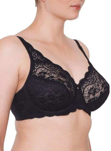 Reggiseno Triumph Ferretto Coppe Grandi Pizzo Amourette 300 W Colori Classici Taglia 3 Coppa D Nero