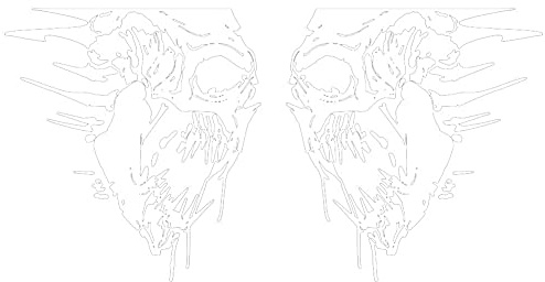 iSpchen Autoaufkleber 3D Skull Abziehbilder Totenkopf Schädel Aufkleber Selbstklebende Karosserie Aufkleber Auto Styling Dekoration Aufkleber Auto Körper Stoßstangen Dekoration Sticker,30 * 32cm