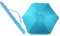 BLUE SKY - Ombrellone - Accessorio Estivo - 171160 - Colore Casuale - Plastica - 160 cm x 160 cm - Sabbia - Protezione - Sole - Leggero - A partire dai 14 anni