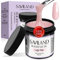 Saviland 100g Light Pink Builder Nail Gel – 3.53oz Hard Gel for Nails Large Capacity Nail Strengthen Gel for Nail Extension Nail Art Manicure Starter U V Nail Gel for Professional Nail Salon Home DIY