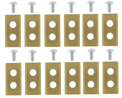 Robotic Lawnmower Replacement Blade, Titanium Suitable for GROUW Robotic Lawnmower Pack of 12