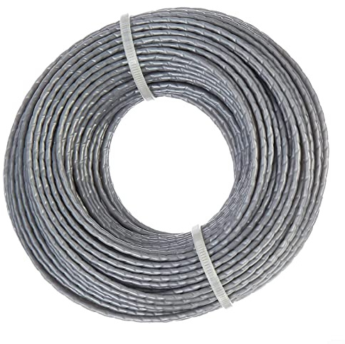 24 m de hilo de corte de repuesto para Bosch F016800462 ART 24 27 30 36 Li para rellenar bobinas de recortador, diámetro de hilo de corte de 1,65 mm
