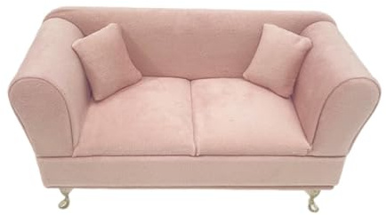 Miniaturmöbel Set, Sofa Und Aufbewahrung für Schmuck Im Maßstab 1:6 für Puppen