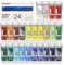 MEEDEN Peinture Acrylique Basique - Kit Peinture Acrylique 24 x 60ml (2 oz) Couleur pour Extérieur - Art Peinture Tube pour Toile Bois Tissu