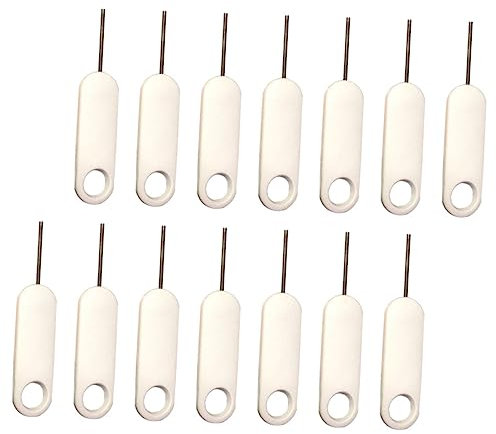 RORPOIR 20pezzi Estrattore Scheda Sim in Metallo Ago Sim Spillo di Espulsione Vassoio di Rimozione Strumento di Rimozione per Telefono