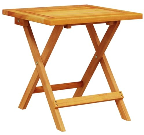 Myheimly Garten-Beistelltisch Gartentisch Quadratisch, Holztisch Tisch für Balkon Garten Terrasse, Gartenmöbel Balkontisch,40x40x40 cm Massivholz Akazie