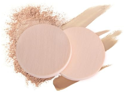 WRITWAA 24 Stück Runde Make-up-schwämme Für Nasse Und Trockene Anwendung Puderquasten Make-up-zubehör Für Gesichtscreme Und Flüssige Foundation Beutel