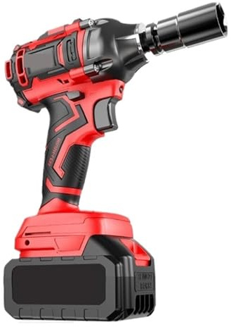 NGTFDCP Power Impact Wrench， Cordless Brushless Impact Wrench High Torque Electric Power Tool for Scaffold and Home Use,for Car Home