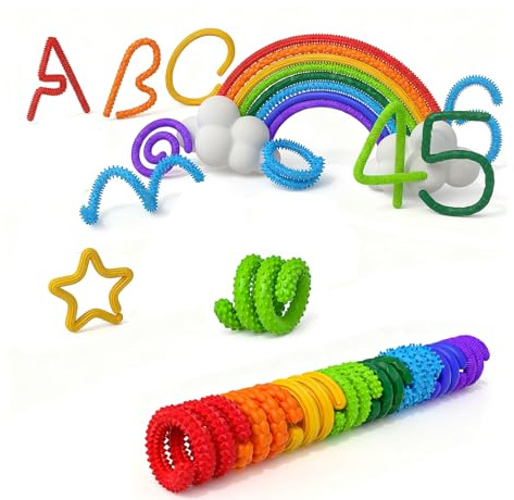 Fidget-leksak i silikon – sensorisk stick, anti-stress leksak för barn och vuxna, ADHD, autism, stressreducering