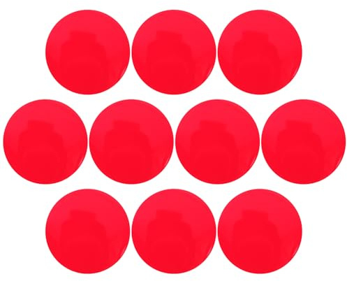 BESPORTBLE Feuille de Couleur pour Appareil Photo Rouge Pet, 10 Pièces | Lampe Coucher de Soleil, Lumières de Cinéma, Film de Couleur D'éclairage Transparent