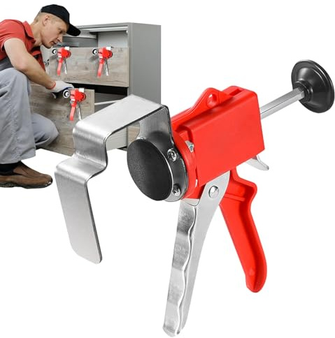 Pinza de cajón - Herramienta de acero inoxidable de 6,69 pulgadas | Reparación de instalación 390g - Dispositivo de montaje de hierro ABS versátil para armarios, cajones, cocina, dormitorio, salo