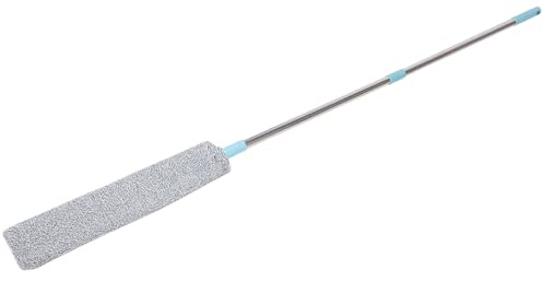 CATIEBYE Plumero para Limpiar Debajo del Sofá con Mango Flexible y Fibras Finas, Herramienta Eficaz para Eliminar Polvo en Persianas y Tiras Decorativas