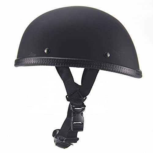 GAOZ retrò Adulto Mezzo Casco da Motociclista Vintage Aperto Jet Casco a Scodella Moto Chopper Skateboard Scooter Motorino Unisex per Uomo Donna ECE Omologato Cappello