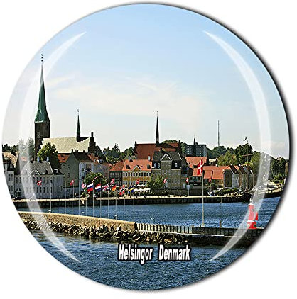 Helsingor Dänemark Kühlschrankmagnet Kristall Touristen Souvenir Geschenkkollektion Küche Dekor Kühlschrank Magnet Aufkleber