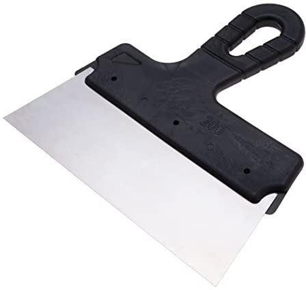 Putty Knife, Wide Filling Knife 150mm, Putty Filler Knife, Stainless Steel Taping Knife, Flexible Mastic Knife, Scrapper, Putty and Paint Removal Tool, Drywall Filling Tool (Pack of 1)