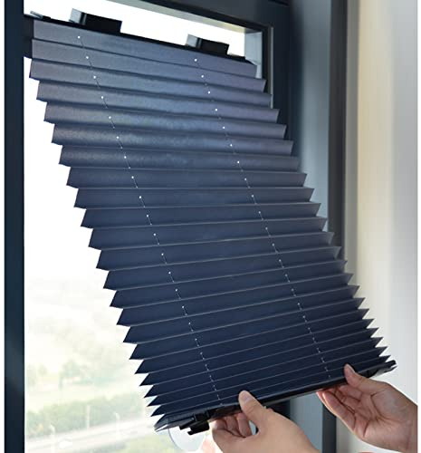 DLLY Sonnenschutzrollos, Verdunklungsrollos Ohne Bohren, Saugnapfes Rollos, Sichtschutz Und Sonnenschutz Jalousien, Verdunklungsvorhänge, Für Auto-/bürofenster,80x180cm/31.5 * 71in