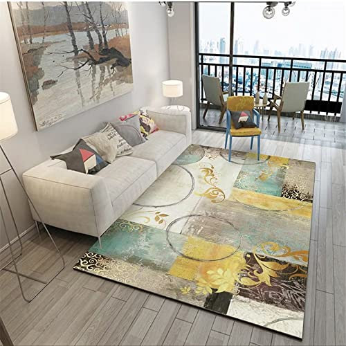 RUGMRZ Auto Teppiche 3D abstrakte Tinte waschen Wohnzimmer Schlafzimmer schmutzabweisend kinder teppich Mehrfarbig antirutschmatte teppich zimmer deko teenager auto teppiche terrassen teppich outdoor8