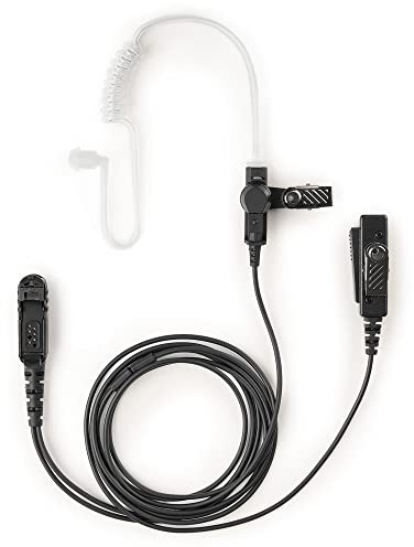 Funkgerät Headset für Motorola DP2000, Motorola MTP3550, Motorola DP3440, Motorola DP3441 und mehr | robuste Funkgerät Kopfhörer für den Einsatz bei Polizei, Feuerwehr, Rettungsdienst, Security