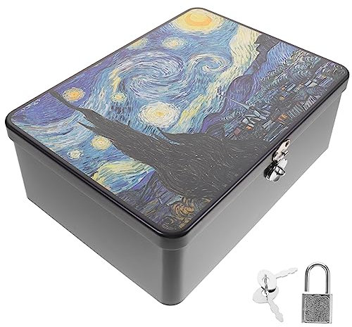 Zerodeko Box Zur Aufbewahrung Von Blechdosen Mit Schloss Schmucktruhe Hochzeits-Souvenirdosen Kleiner Aufbewahrungsbehälter Präsentationsdose Mit Schloss Sicherheitstruhe Keksdosen