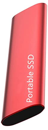 Disco rigido SSD esterno da 8 TB disco rigido SSD portatile 1 TB 2 TB 4 TB disco rigido esterno 1 TB HDD per laptop con USB di tipo C 3.1 (colore: rosso, dimensioni : 4 TB)