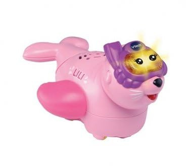 pour tut tut Marin - Lili Jolie otarie Rose 2 en 1, Version française - Jouet Musical et Lumineux - Animal de Bain - Set Jouet Fille 1-5 Ans
