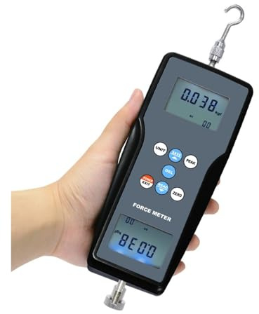 Misuratore di forza digitale FM-207-100K, tester ampiezza trazione e spinta N/Kg/Lb/G for hardware laboratorio Alta sensibilità(10K)