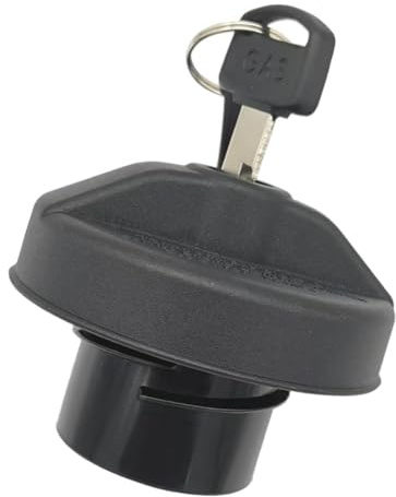 Emiif Verriegelbarer Tankdeckel mit Schlüssel, direktes Ersatzteil 10510 für Ford Escape, Focus, Ranger, Expedition, Explorer, Mustang, Edge, Mazda 3 und mehr (Modelle 2004-2021)