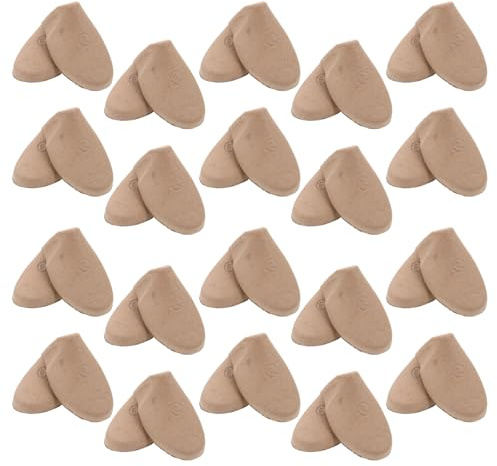 SHERCHPRY 20 Paia di Tendiscarpe in Polpa di Cellulosa per Scarpe da Donna e Uomo, Modellatore Antirughe Riutilizzabile per Stivali e Sneaker, Inserti Portaforma Assorbenti per Lavanderia