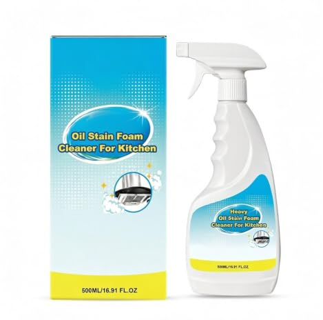 Limpiador de grasa cocina en espuma 500 ml | Deja las superficies frescas y limpias.(1pcs)