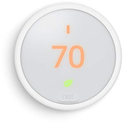 Nest Thermostat E Programmable Smart Thermostat for Home, App Controlled via Wifi, Programmable, Compatible with Alexa and Google Assistant, Frosted White Color (T4002ES)