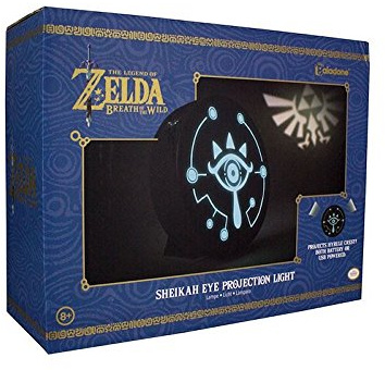 The Legend of Zelda Sheikah Eye Projektionslicht inkl. Sound | Optische Täuschung Nachtlicht & Projektionslampe | Ideal für Kinder, Schlafzimmer, Büro & Zuhause | LED Dual Powered USB oder Akku
