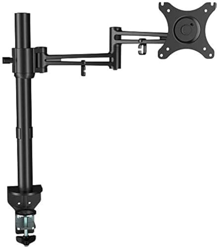 ThingyClub® - Soporte de brazo universal de aluminio ajustable para escritorio (brazo de monitor)