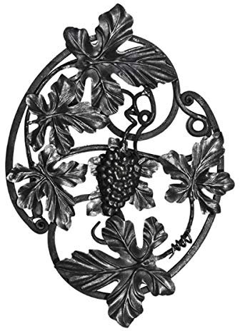 STAL Zaundekoration Zierelement Rosette Zaunrosette Stahlrosette Metall 210-244 (560x400mm - 13.241)