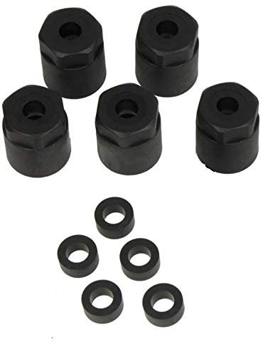SET Überwurfmutter inkl. Dichtung 8/10 mm für Tankentnahme Ölleitung Winkel/Blockaufst. Kreuzstück (10 mm x 5 Stück)