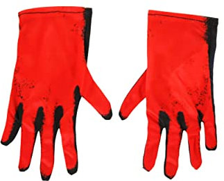 Marvel Spiderman-Handschuhe für Kinder, Spiderman-Kostüm, offiziell lizenziert, Rot, NS