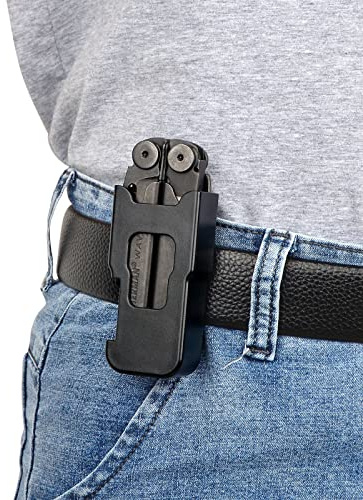 360° Rotation Holster Sheath for Leatherman Wave & Wave+ Plus | Leatherman Wave+ Case with Swivel Clip for Lefted/Righted-Handed, fits 1.5/1.75 Belt