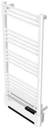 Radiador Toallero Eléctrico con Calefactor Incorporado Rointe Milano 1000+500w Color Blanco