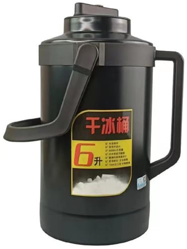 Cubo De Hielo Seco, Contenedor De Hielo Seco De Gran Capacidad De 6 L, Cubo De Almacenamiento De Hielo Seco, Cubo De Hielo Aislado, Olla De Almacenamiento De Hielo Seco Para Viajes En La Cocina Del