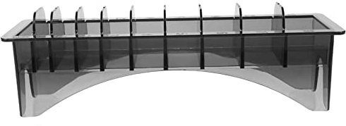 Soporte para Peines de Cortadora de Pelo Ps de 10 Compartimentos | Caja de Almacenamiento Diseño de Rejillas, Estructura Resistente Deformable, Uso en Barbería y Salón Profesional